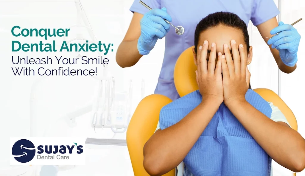 Dental patient using relaxation techniques to manage anxiety